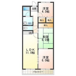 ルミエールコート住吉の物件間取画像